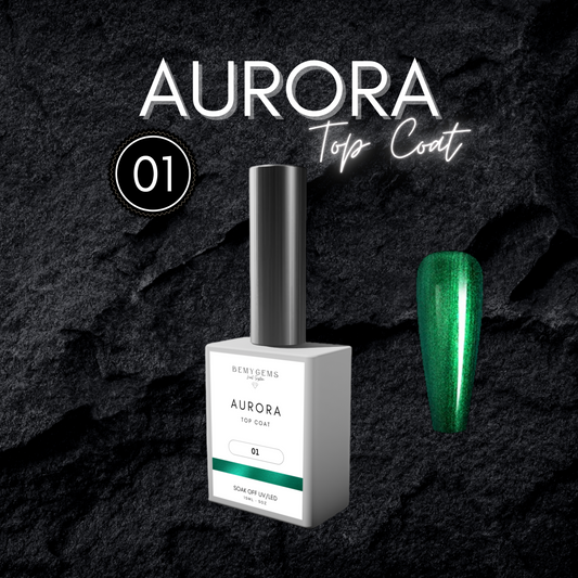 LOT DE 5 AURORA TOP COAT HEMA TPO FREE