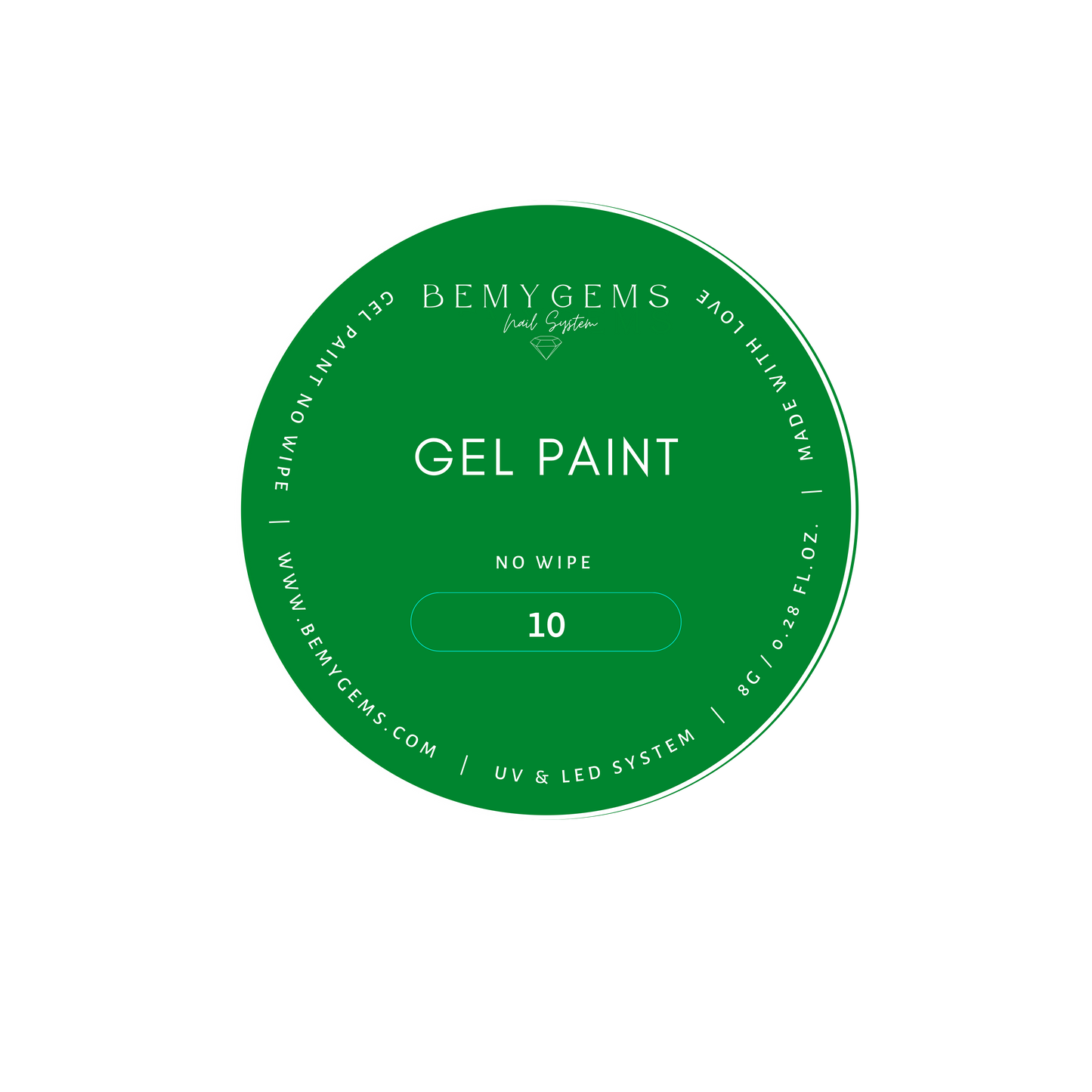 GEL PAINT 10 - No Wipe HEMA TPO FREE