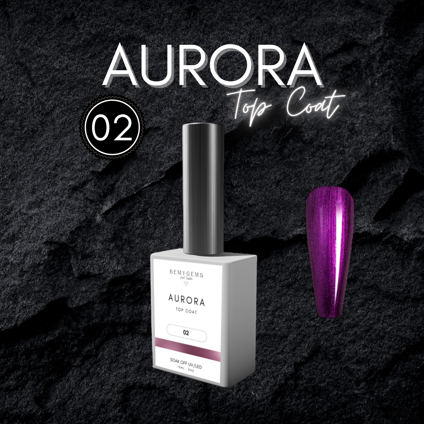 LOT DE 5 AURORA TOP COAT