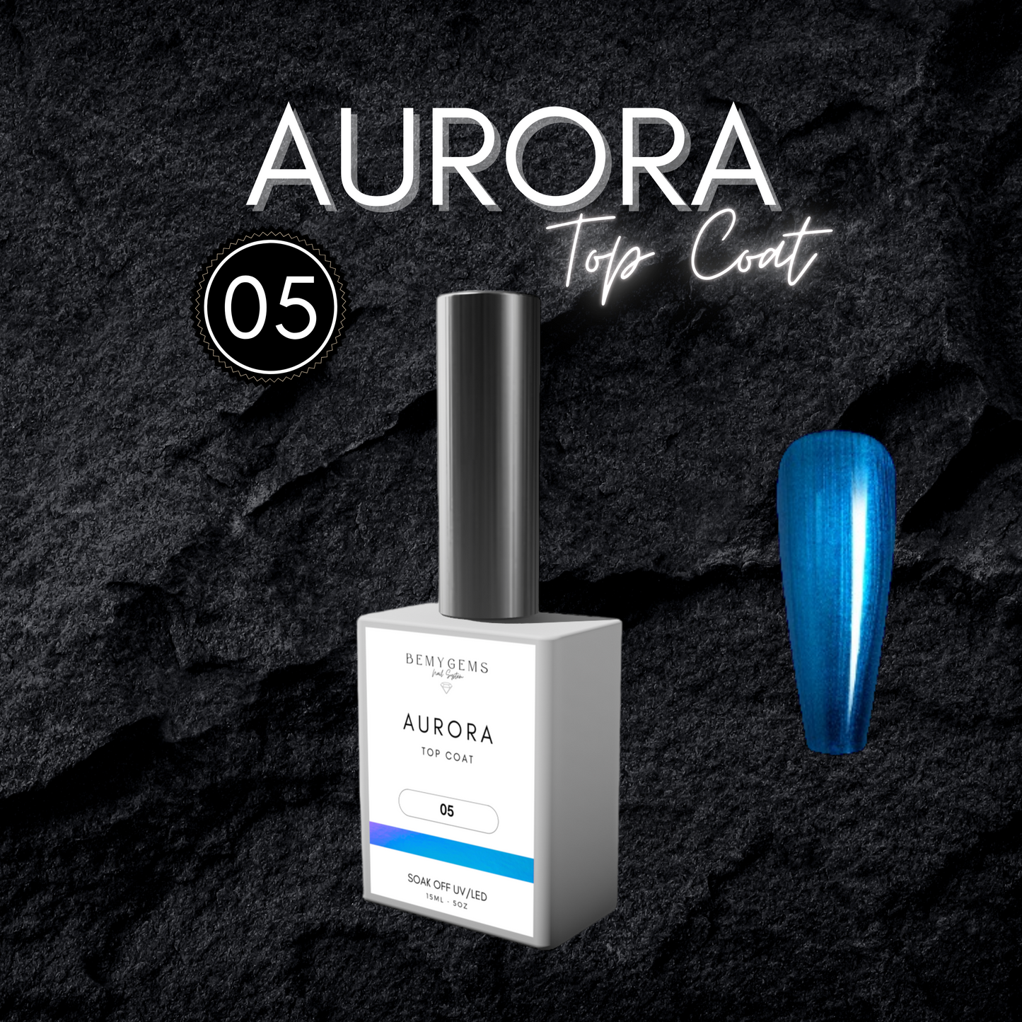 LOT DE 5 AURORA TOP COAT