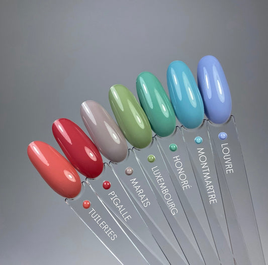 LOT DE 7 VERNIS BALADE PARISIENNE + POCHETTE