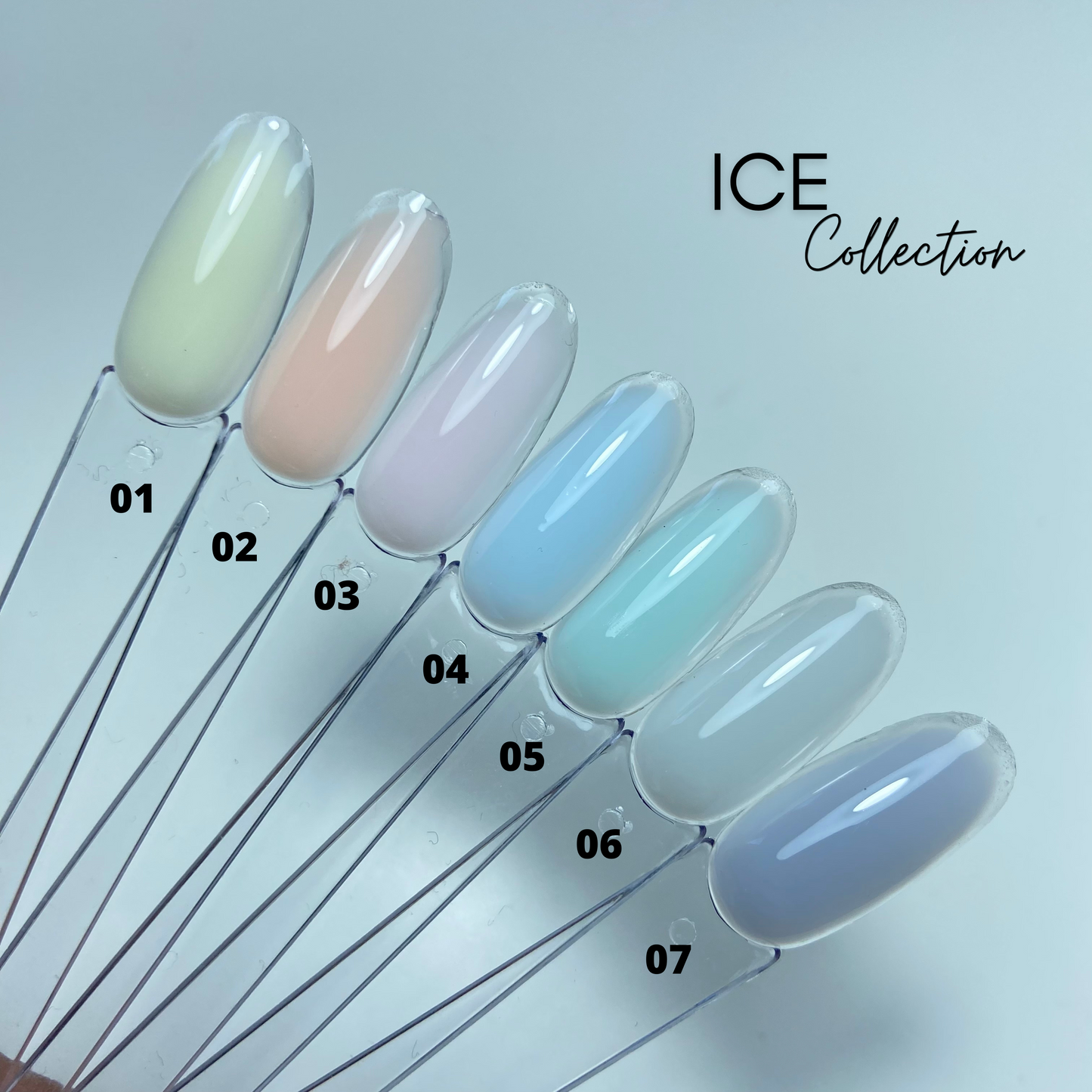 LOT DE 7 GELS ICE