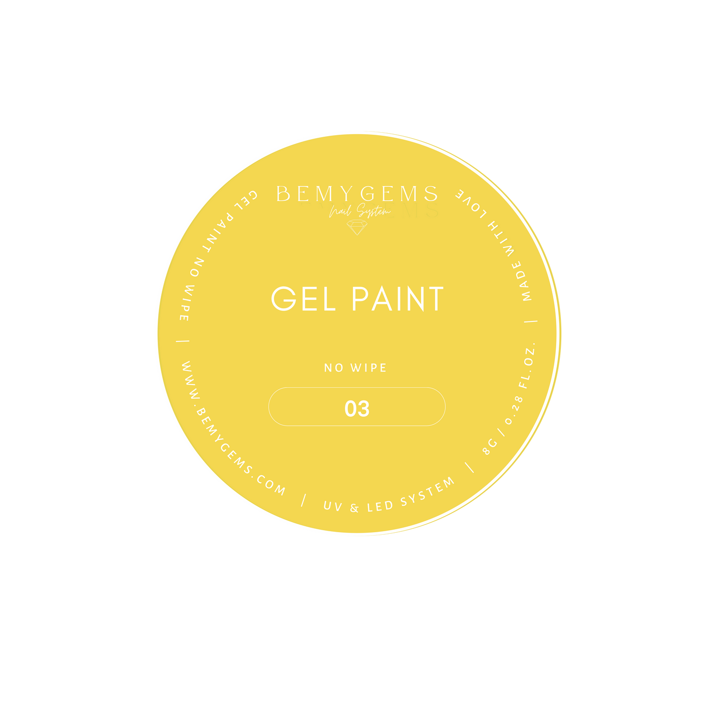 GEL PAINT 03 No Wipe BEMYGEMS SARL BAPTISTEDDBS