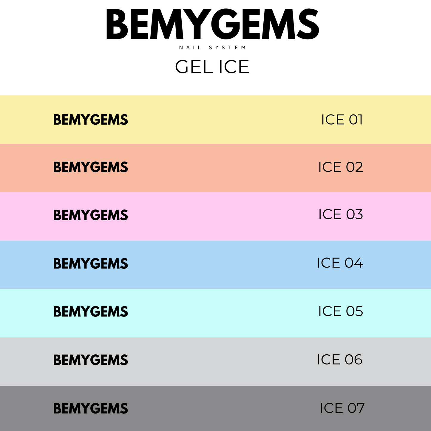 STICKER NUANCIERS GELS