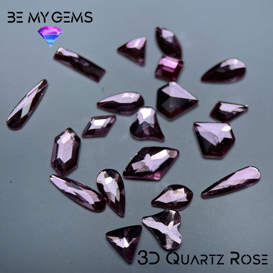 3D Quartz Rose